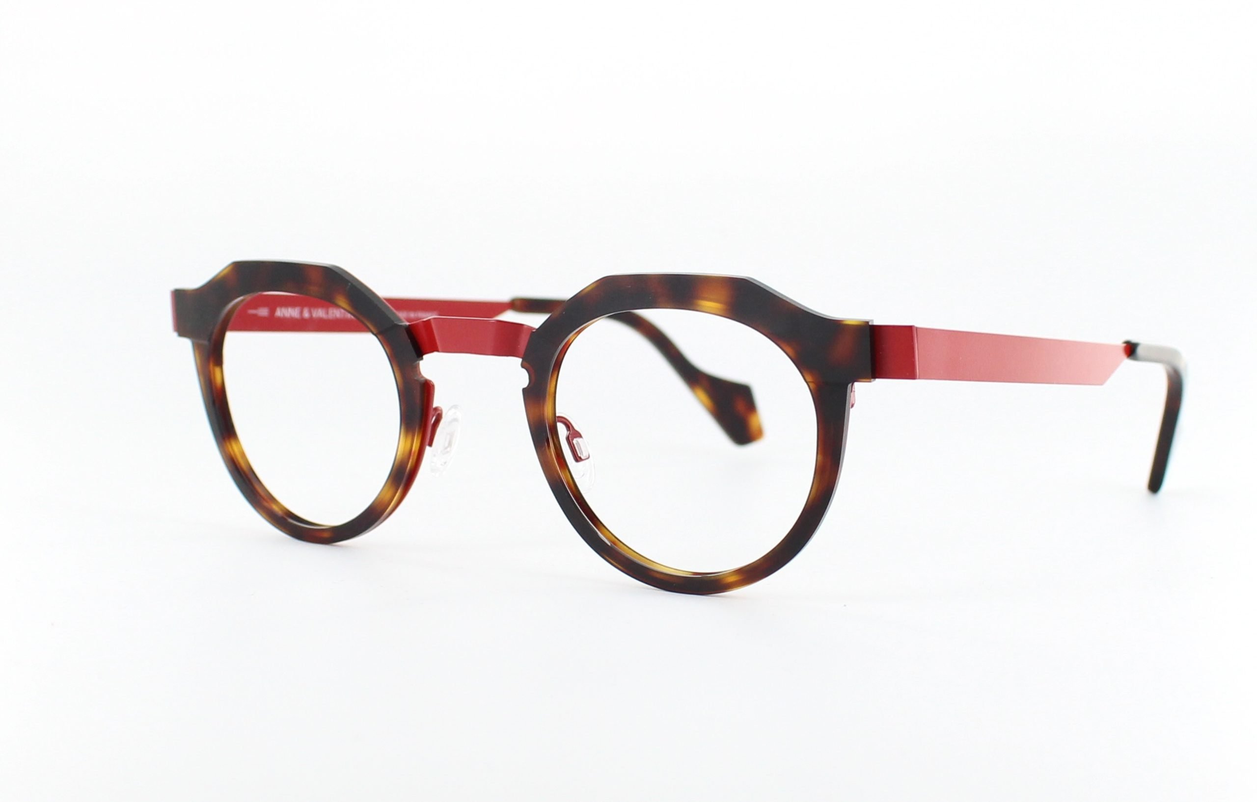 Anne et Valetntin orson side bruin met rood
